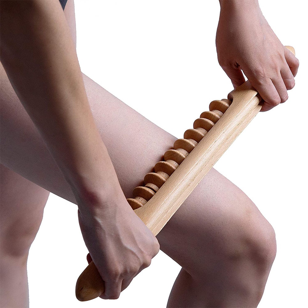 Outils de massage maderothérapie en bois, à drainage lymphatique