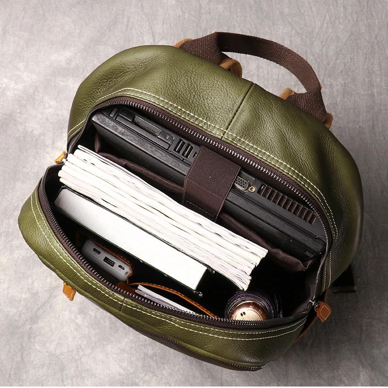 sac à dos cuir véritable porte documents ordinateur portable